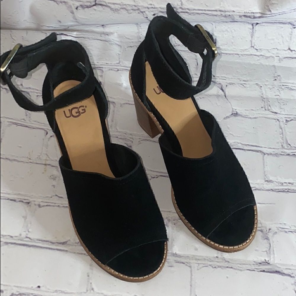 UGG Aja Suede Sandals 